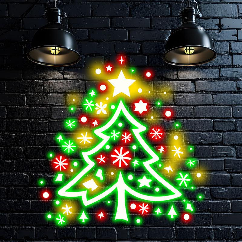 Colorful Fireworks Christmas Tree LED neon signs Lights - Gorgeous holiday decorations to light up your Christmas atmosphere!