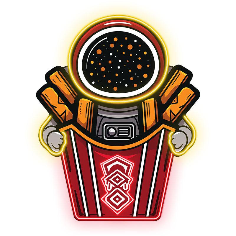 Astronaut Holding Up Giant French Fries LED Neon signs | Creative Fun Decorative Lights | Ideal for Home & Party Lighting