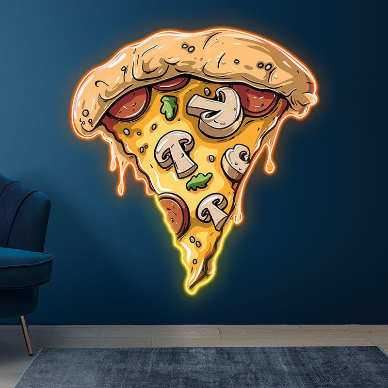 Mushroom Chocolate Vegetable Pizza Neon signs Lights - LED Lights, Creative Home Decor, Fun Party Vibes, Perfect Gifts