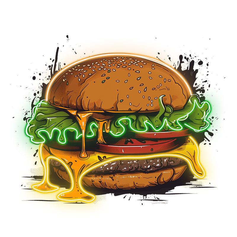 Golden Burger LED Neon signs Lights - Juicy Vegetable & Meat Sandwich Creative Decoration Lights | Home, Restaurant, Party Favors