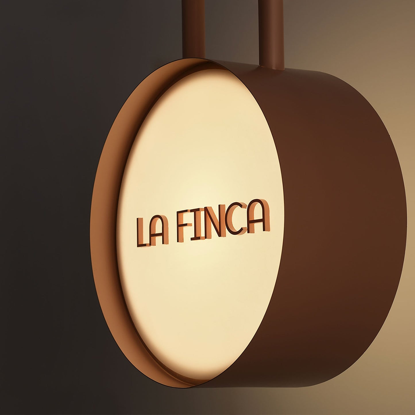 Custom waterproof outdoor round shape light box double sided lighting acrylic light box for store