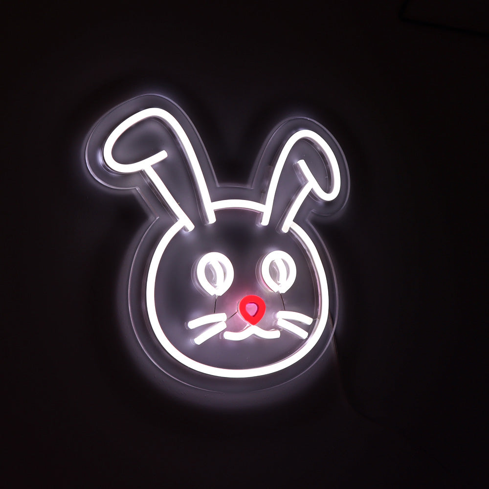 rabbit neon sign, led neon flex sign,brightly colored neon signs