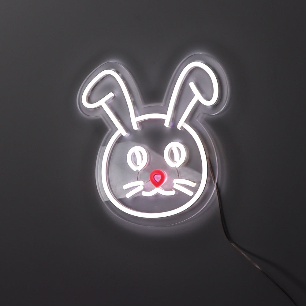 rabbit neon sign, led neon flex sign,brightly colored neon signs