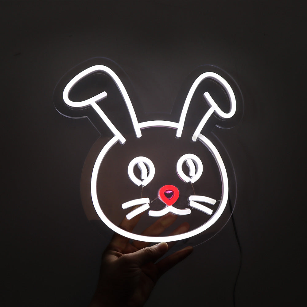 rabbit neon sign, led neon flex sign,brightly colored neon signs