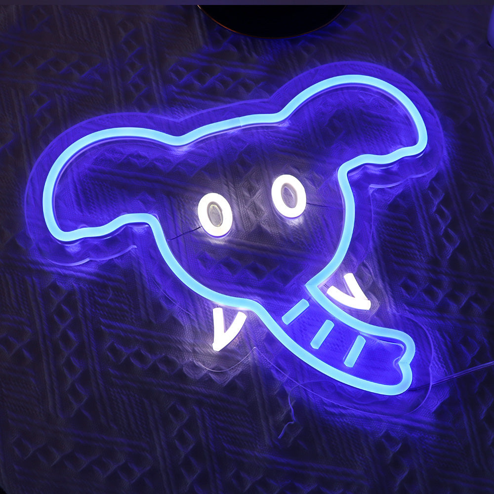 baby elephent neon sign, led neon flex sign,energy-efficient neon sign