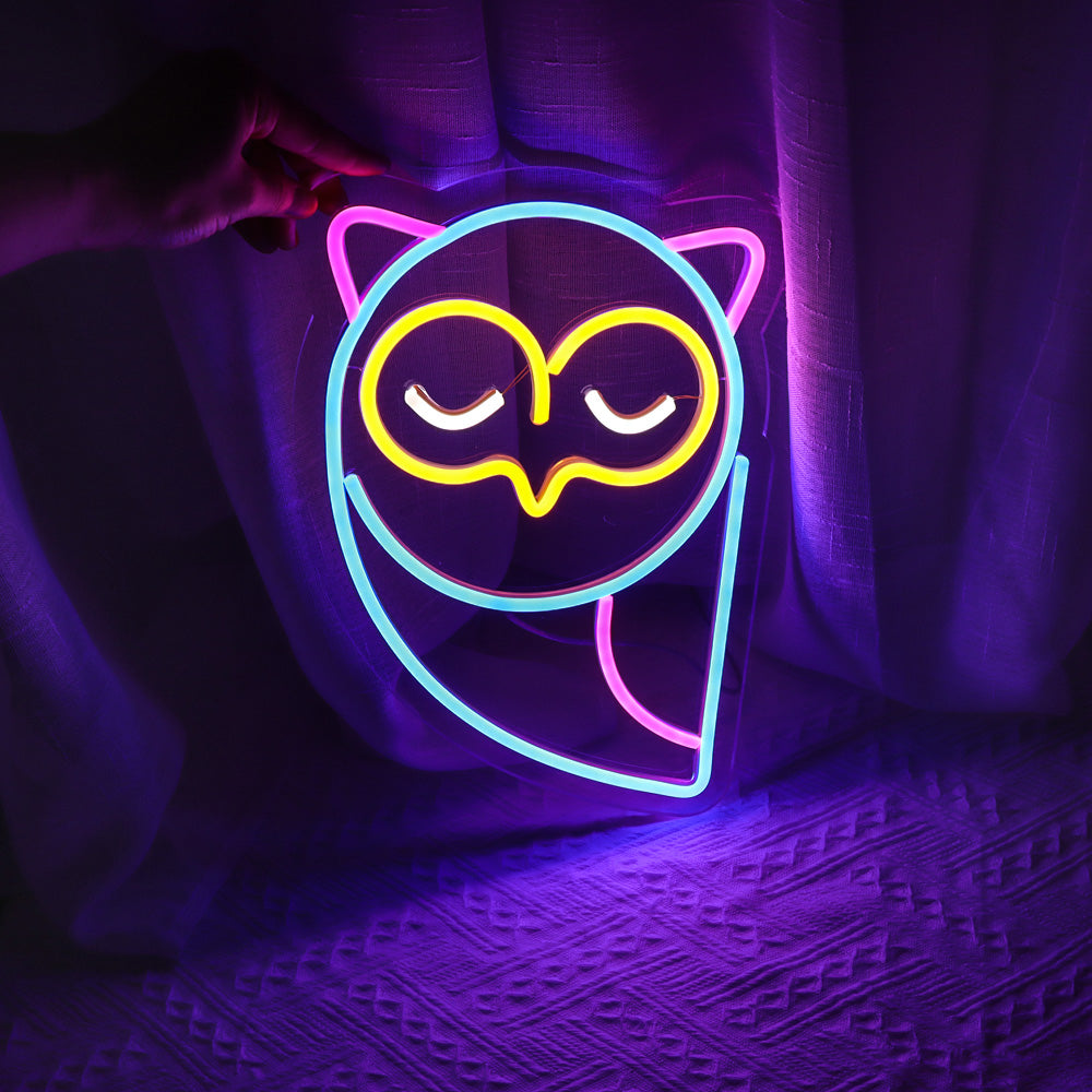 night owl neon sign, led neon flex sign,custom-made designs for neon signs