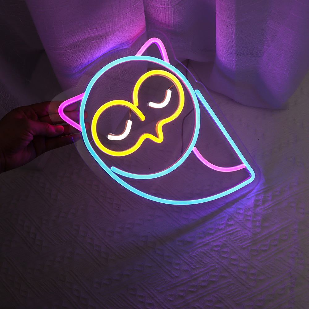 night owl neon sign, led neon flex sign,custom-made designs for neon signs
