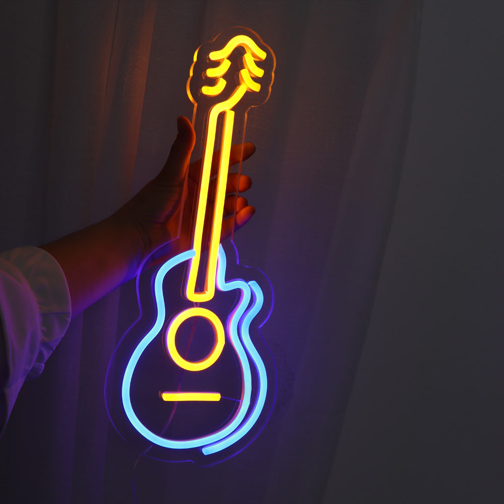 Guitar neon lights, led neon sign, led neon board,flexible led neon,faux neon