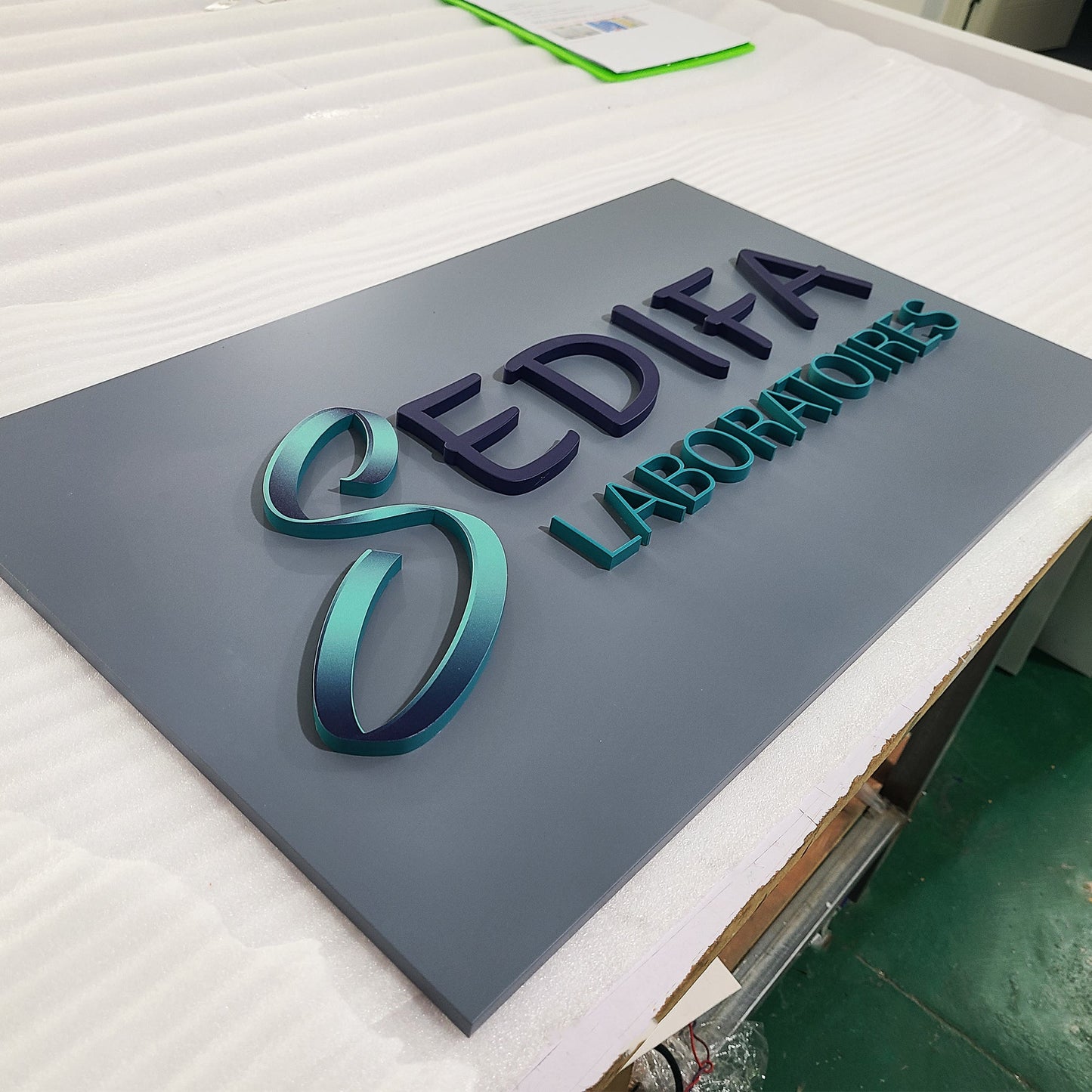 Custom Office Sign Self Adhensive Acrylic Plate Sign Door Front Wall Signs Company Receptions Brand Logo Display