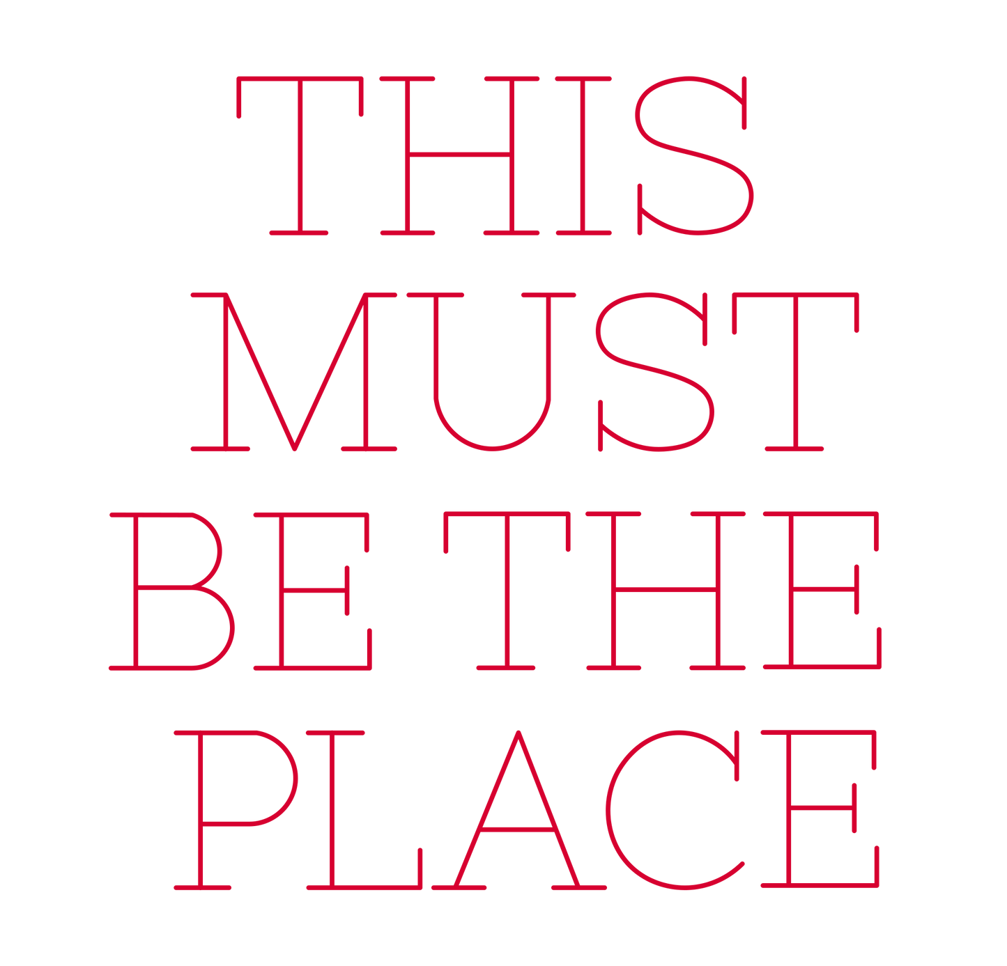 This must be the place