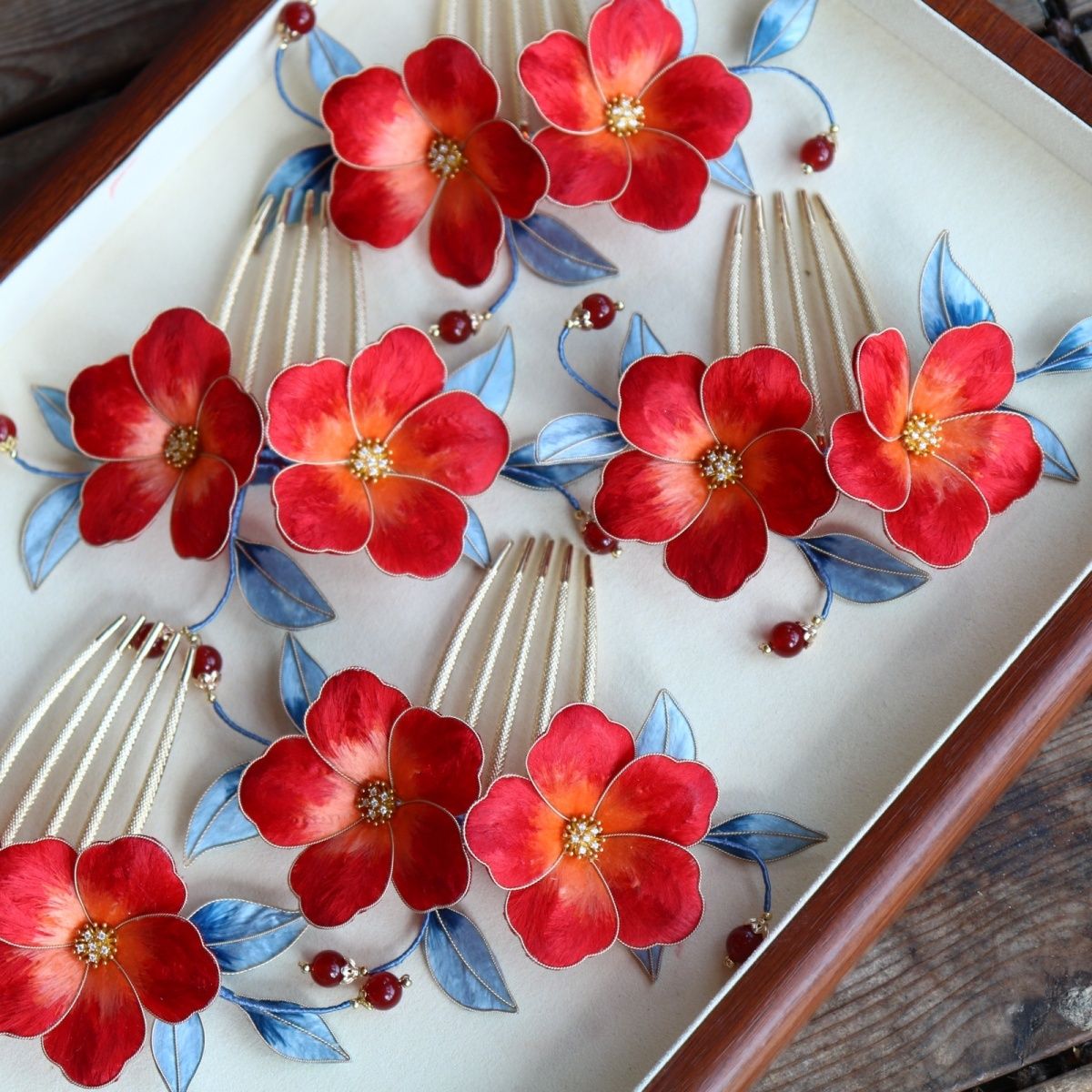 Velvet Flower Intangible Cultural Heritage Peony Silk Hairpin Accessory Ancient Style Hair Accessory