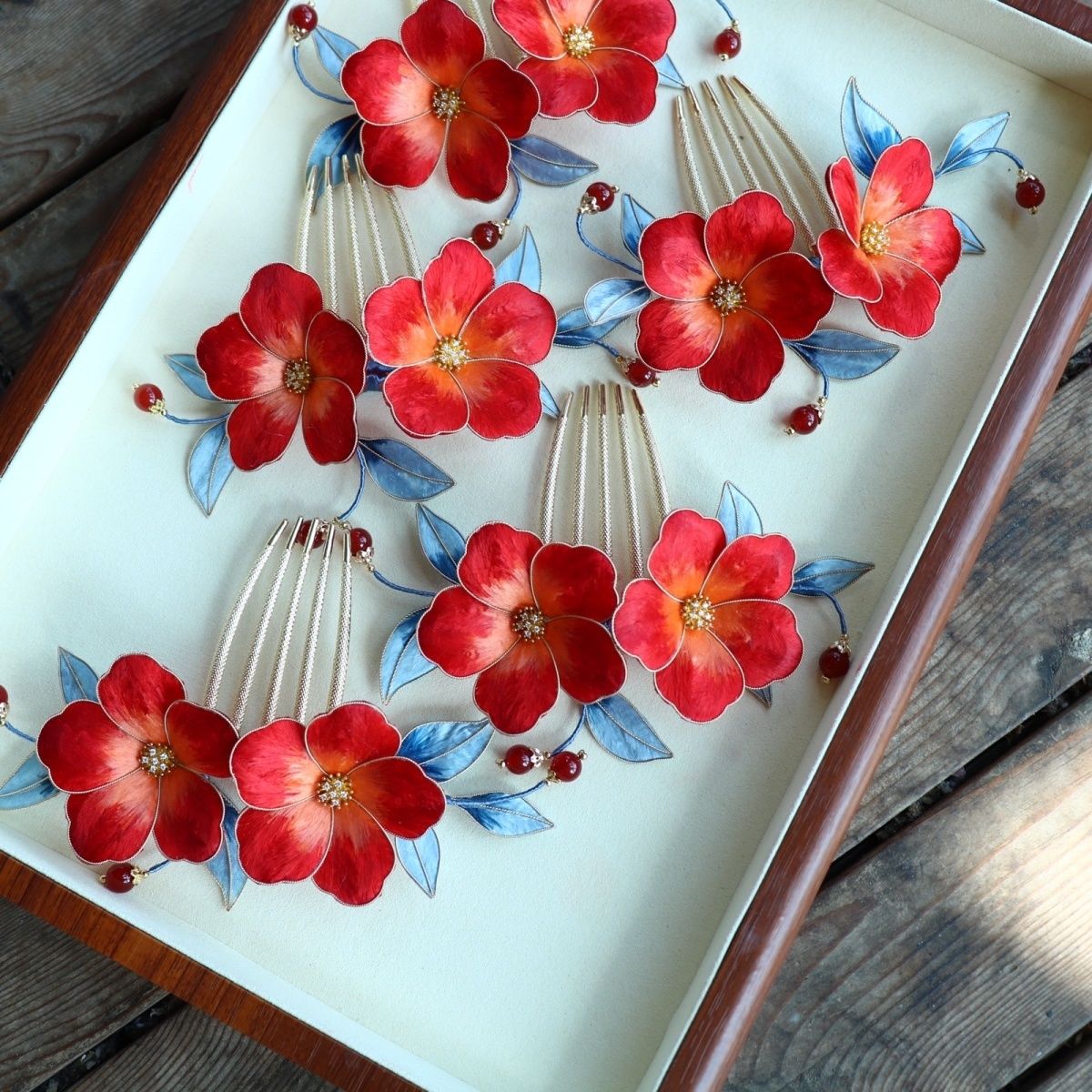 Velvet Flower Intangible Cultural Heritage Peony Silk Hairpin Accessory Ancient Style Hair Accessory