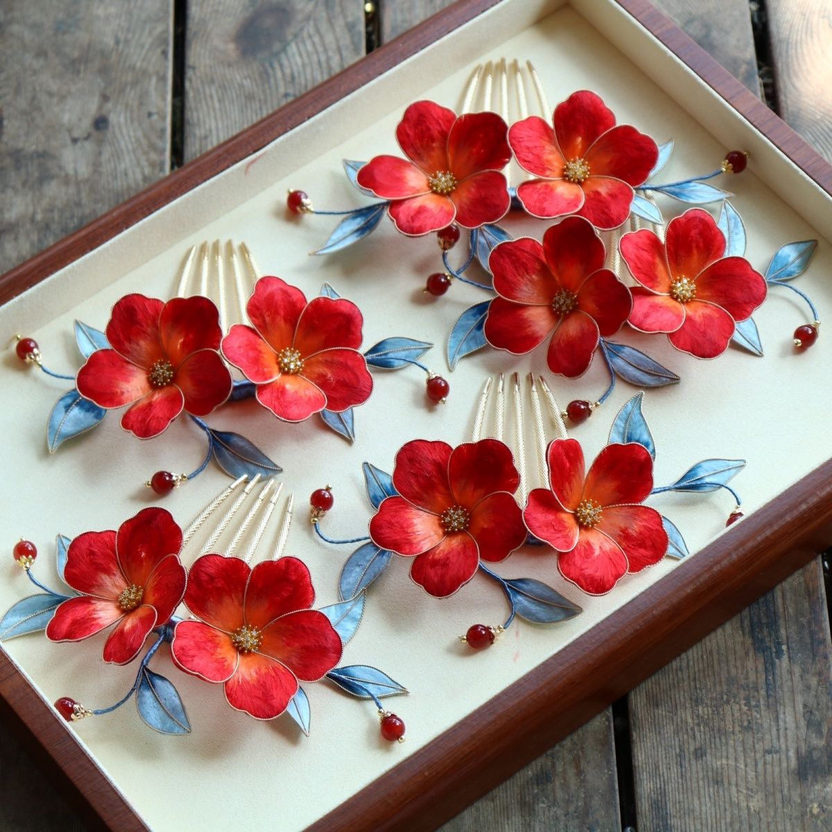 Velvet Flower Intangible Cultural Heritage Peony Silk Hairpin Accessory Ancient Style Hair Accessory