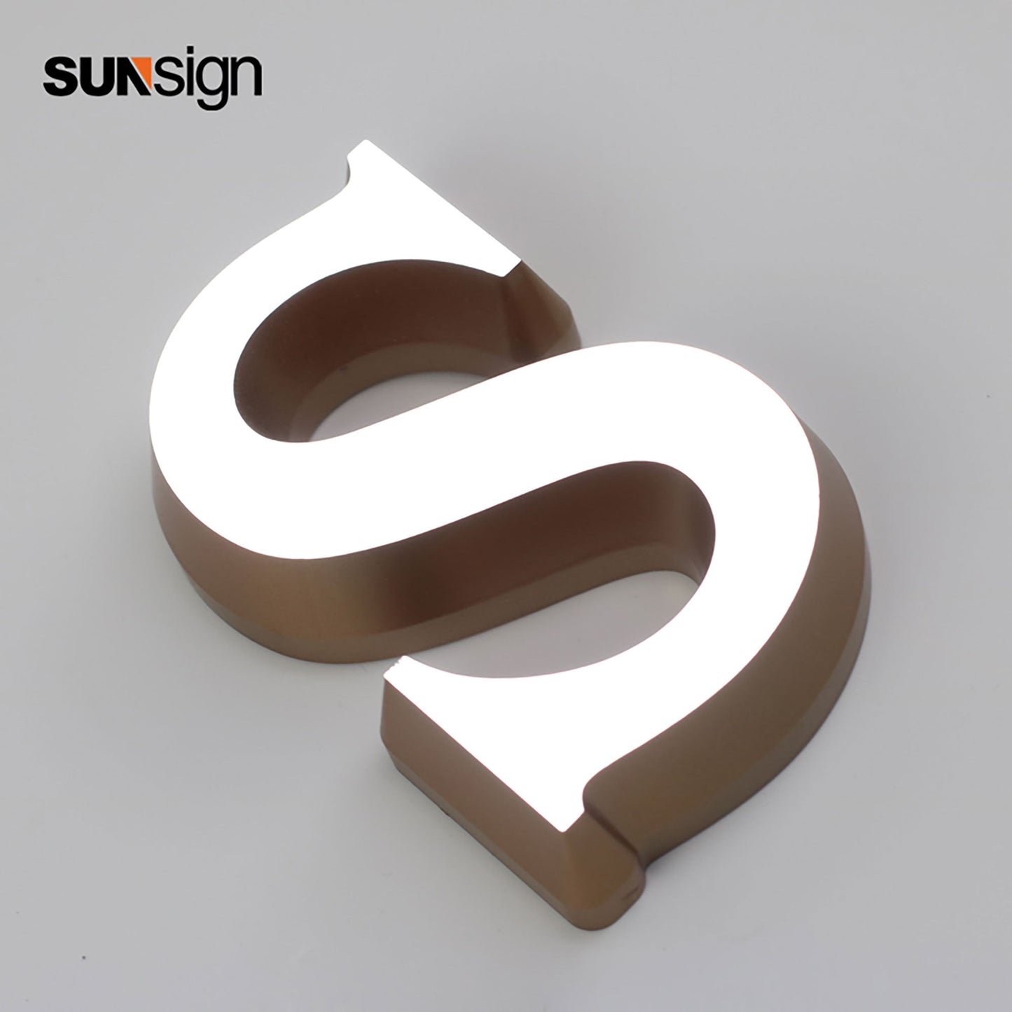 Illuminated Acrylic Letter 3D Mini Solid Cut Acrylic Letters Led Shop Front Sign for Outdoor&Indoor