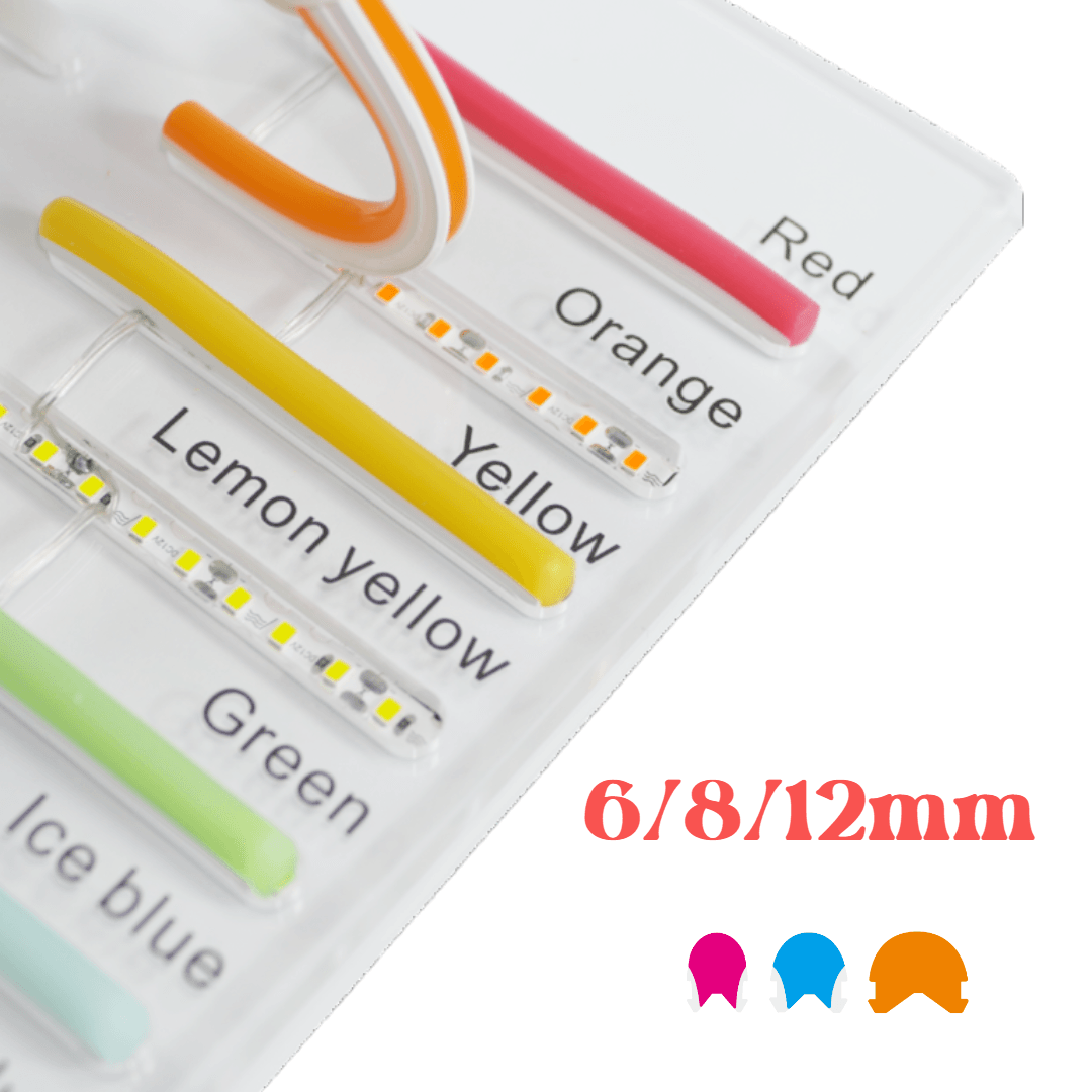 Separate Silicone 6/8mm Diffuser Led Neon 2nd Generation Split Flexible DC 12V Silicon Cover Led Neon Sign Material