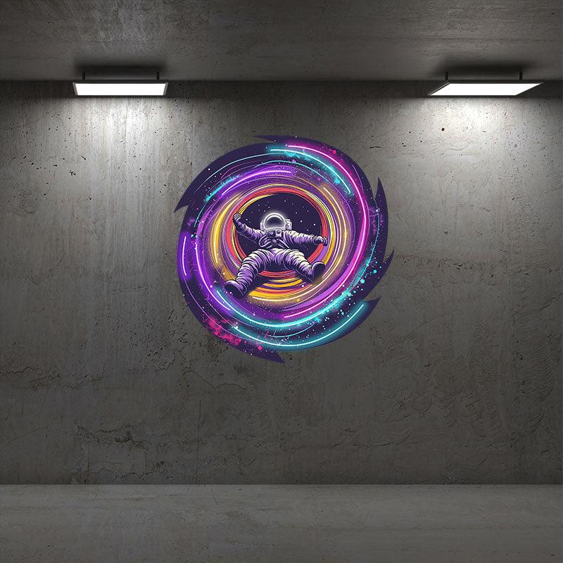 Galactic Adventure: Astronaut Neon signs Light - Stunning LED Display of Interstellar Travel