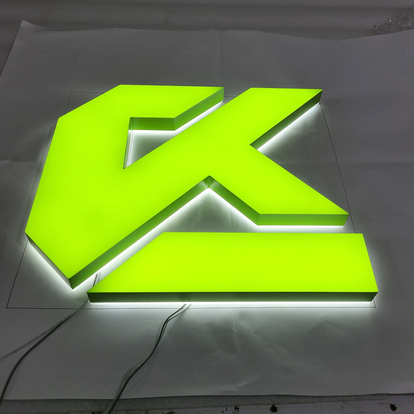 Storefront 3d plastic acrylic letters led double sided illuminated letter custom office led sign