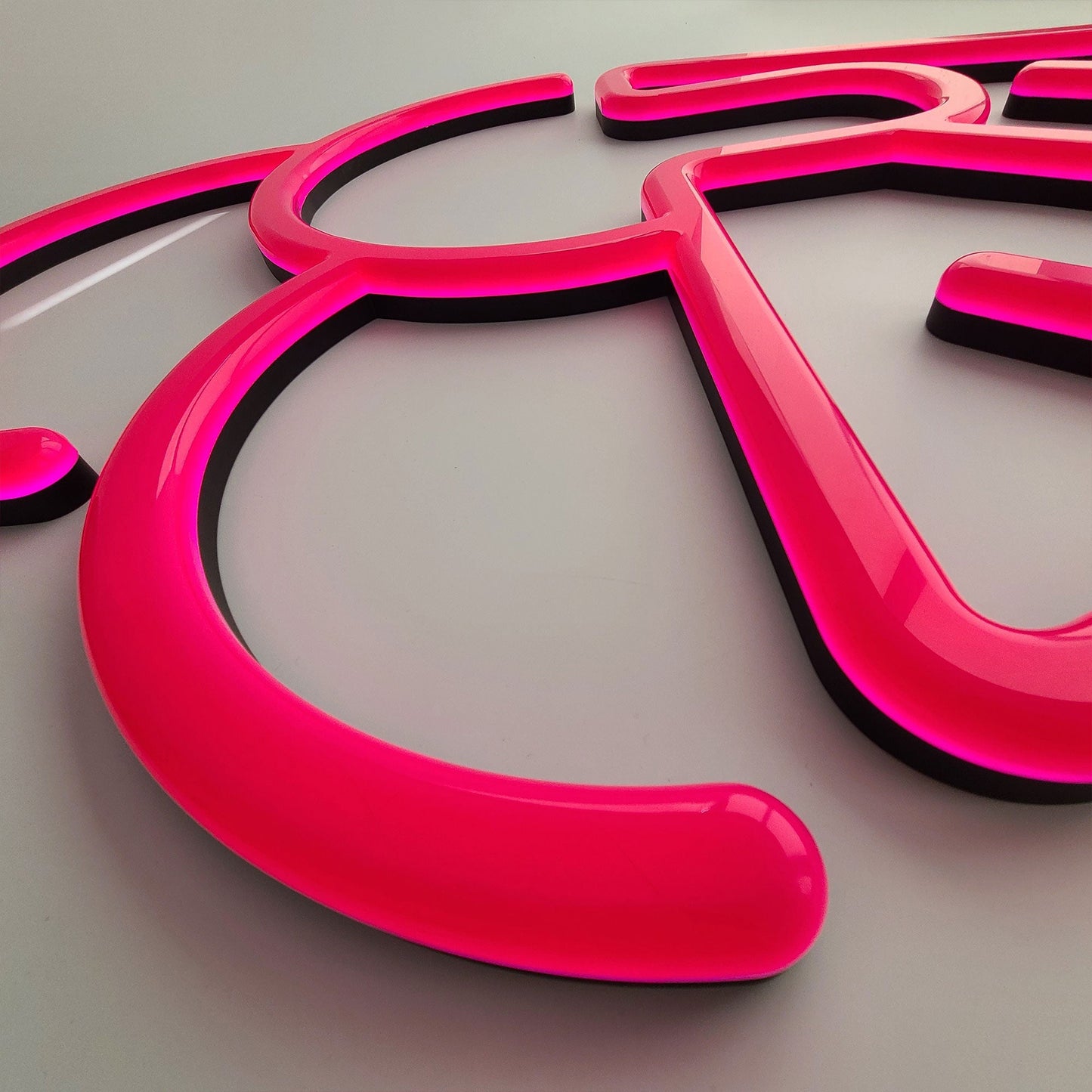 Custom Neon Sign Ice Cream Shop Logo Sign 3D Lighting Indoor Wall Signs LED Acrylic Neon Signages