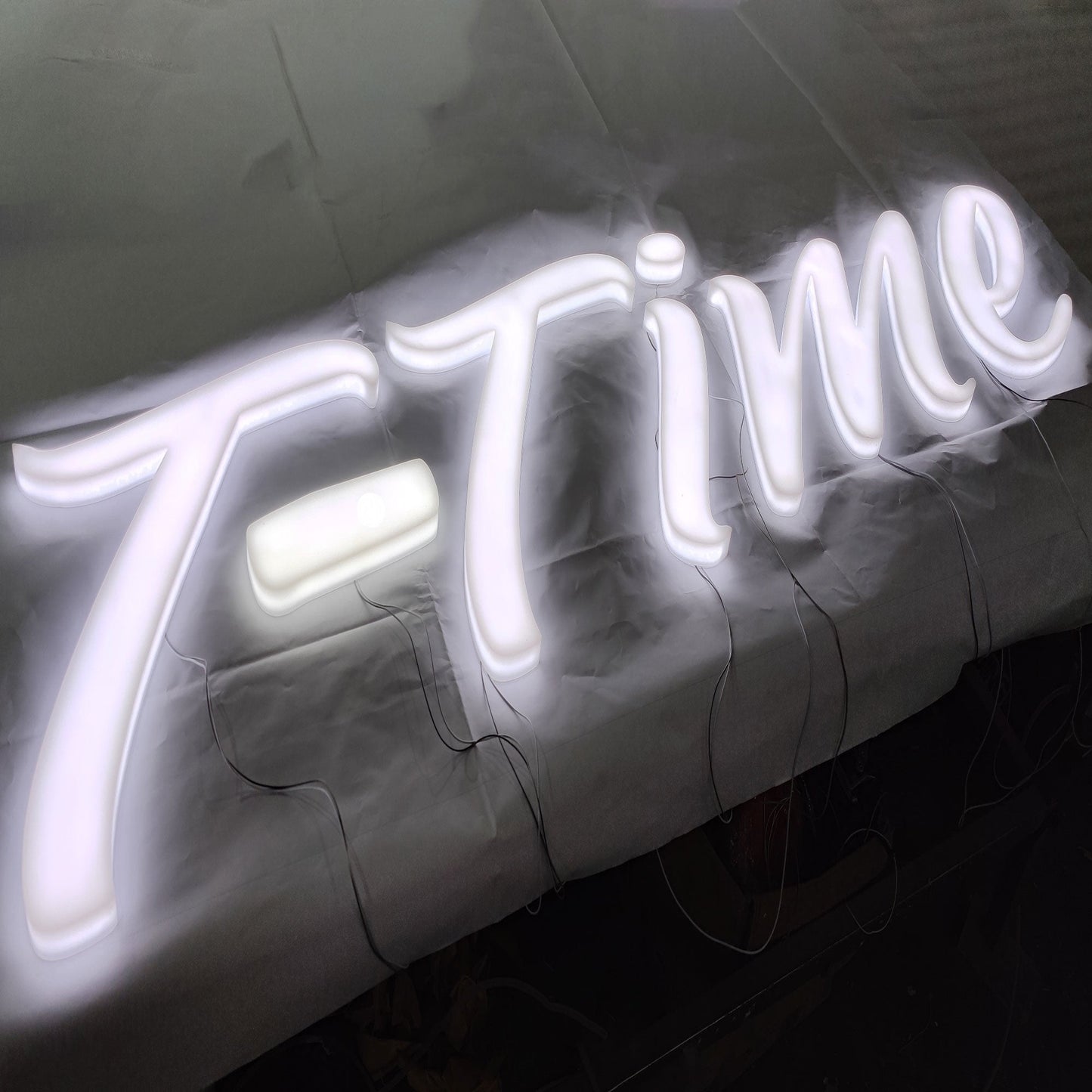 Customized Color Led Lighted Full Lit Led 3D Fabricated Acrylic Illuminated Letters Logos