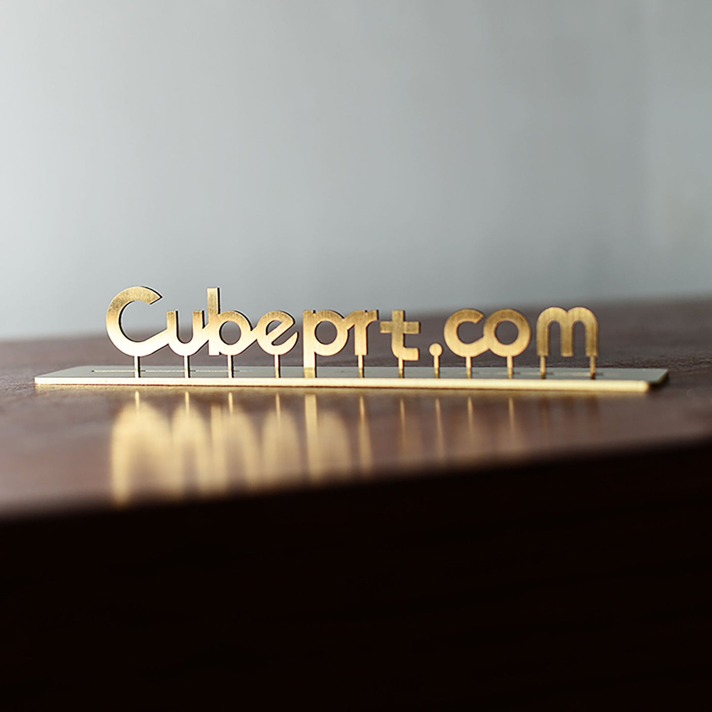 Free standing solid gold metal letters stainless steel company reception sign house numbers