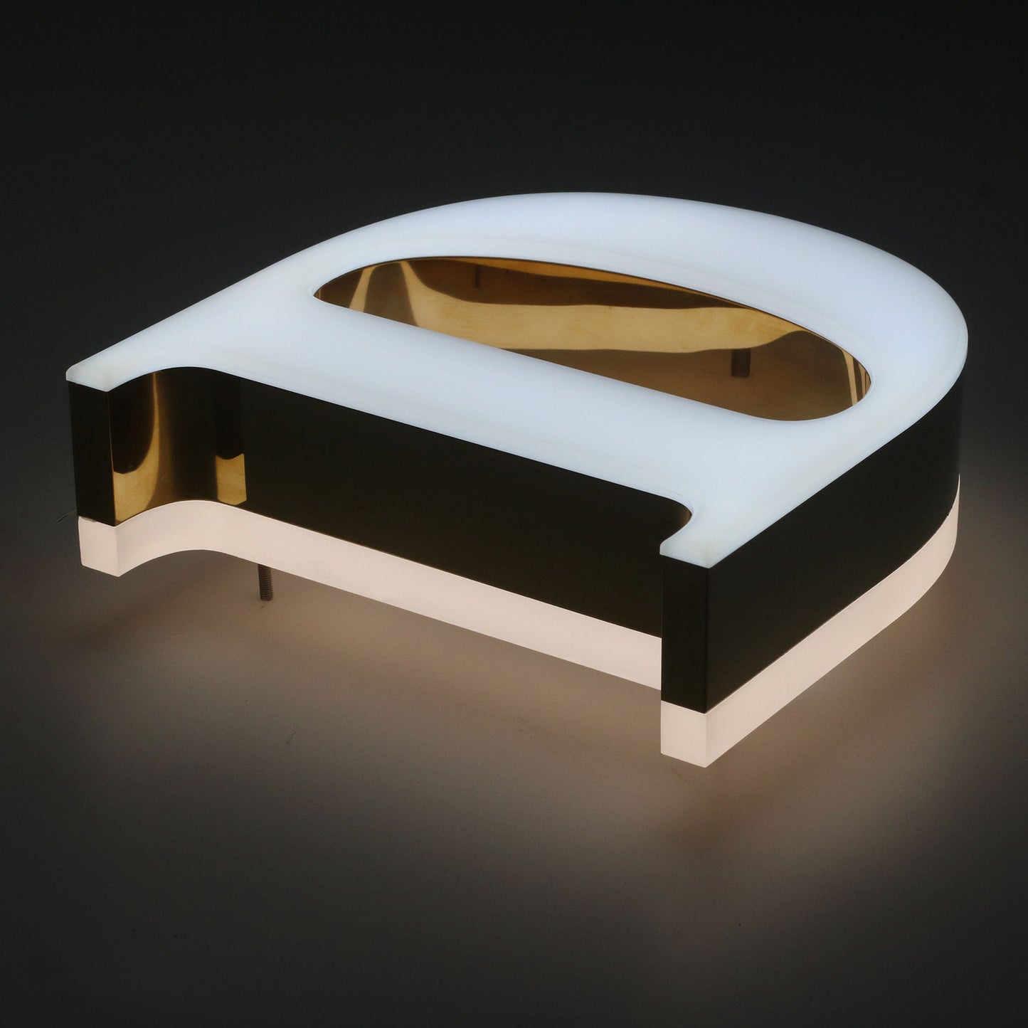 Waterproof business signs outdoor 3D led channel letter shop wall signs double lit letters signage