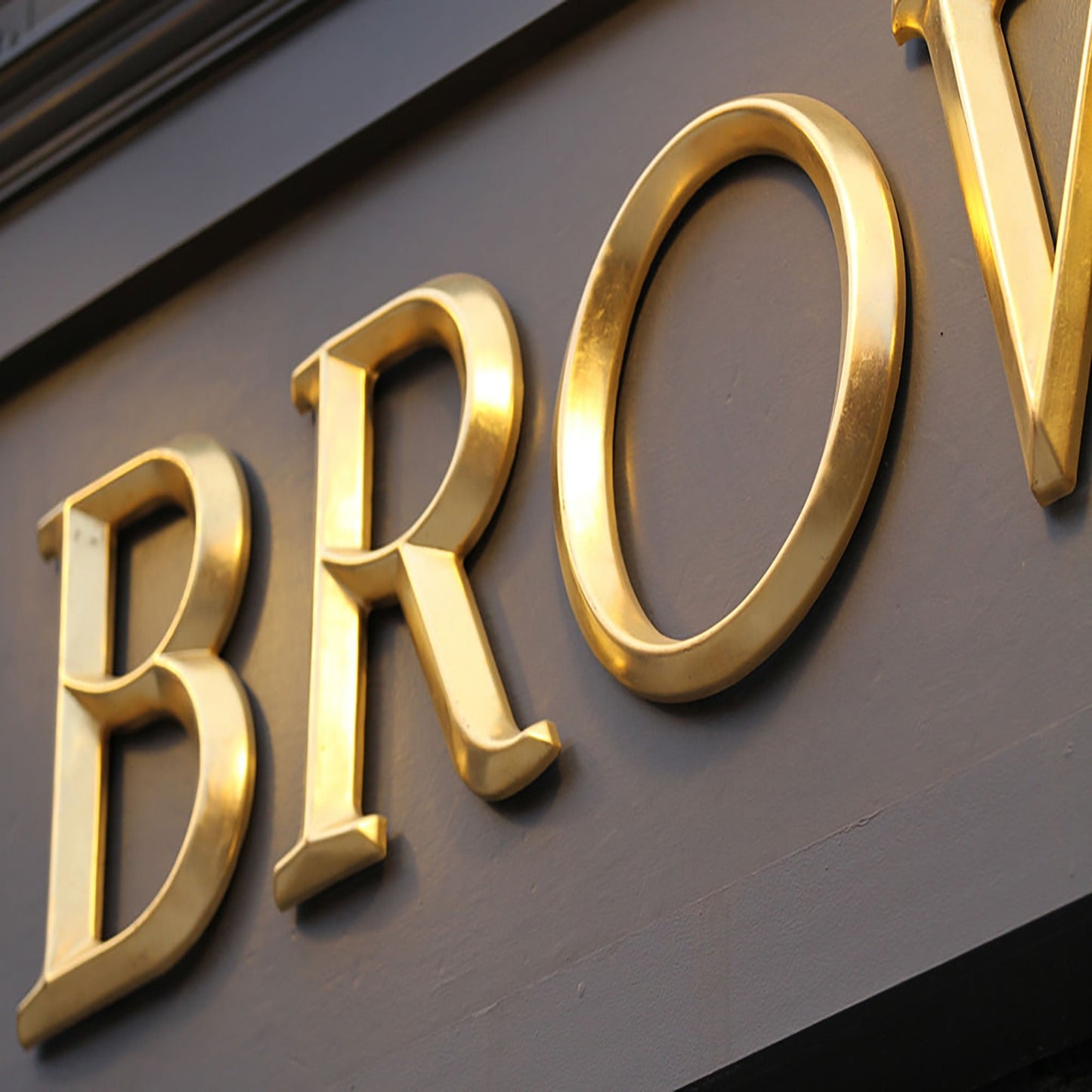 Gold Metal Letters Business Shop Signs 3d Stainless Steel Logo Custom Channel Letters Indoor Decor