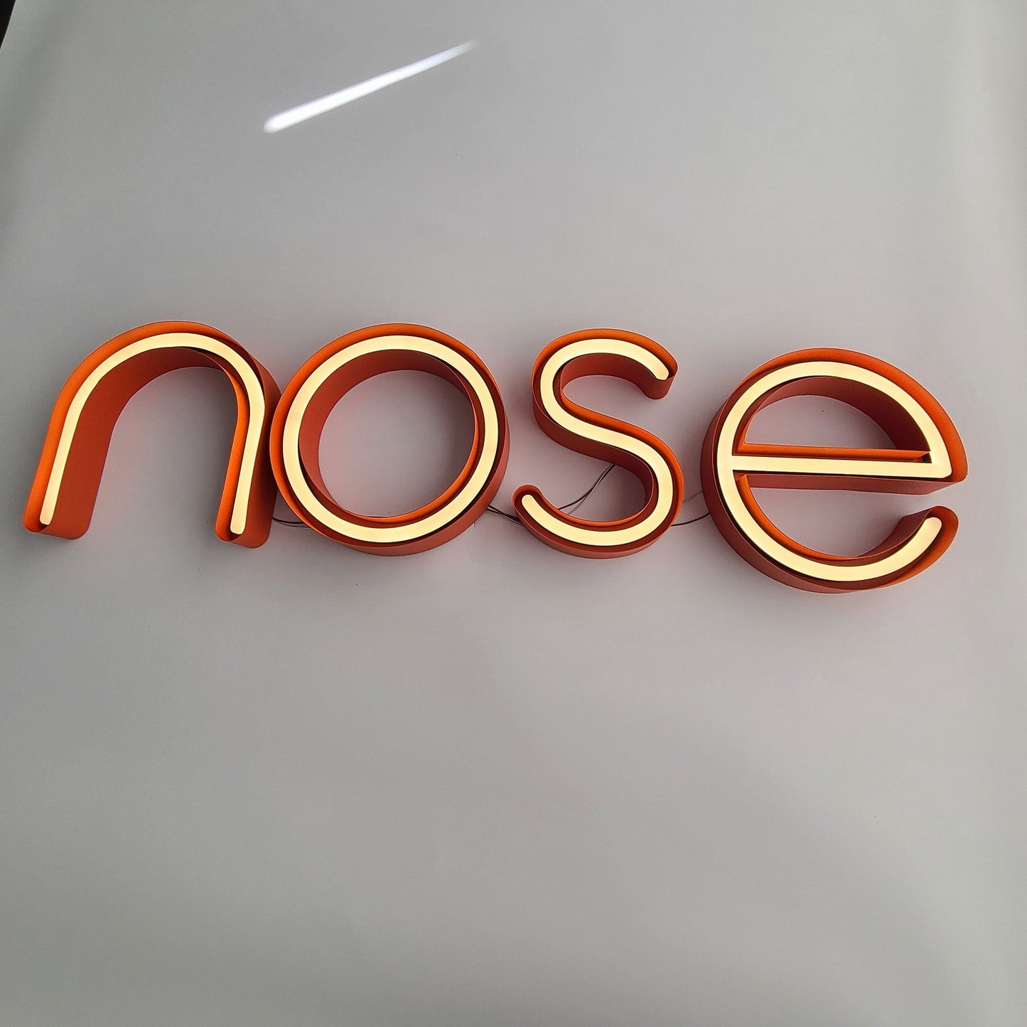 Waterproof LED Acrylic Letter Sign 3D Lighting-Up Retail Shop Indoor Custom Acrylic Cut Faux Neon Letters Sign