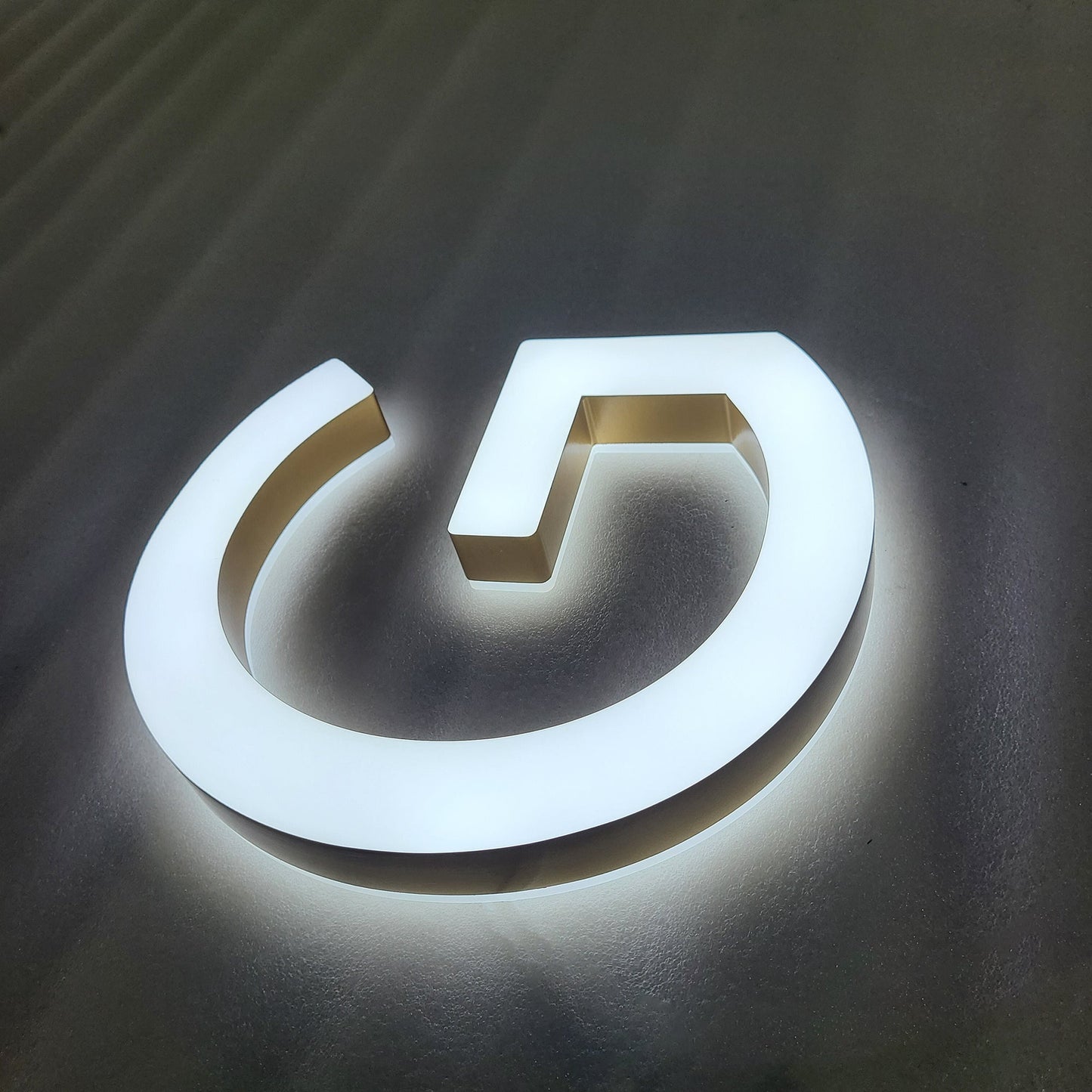 Salon Spa Shop Lighted Signboard Led Lighting Acrylic Letters Double Lit Alphabet Letters Customized Business Led Sign