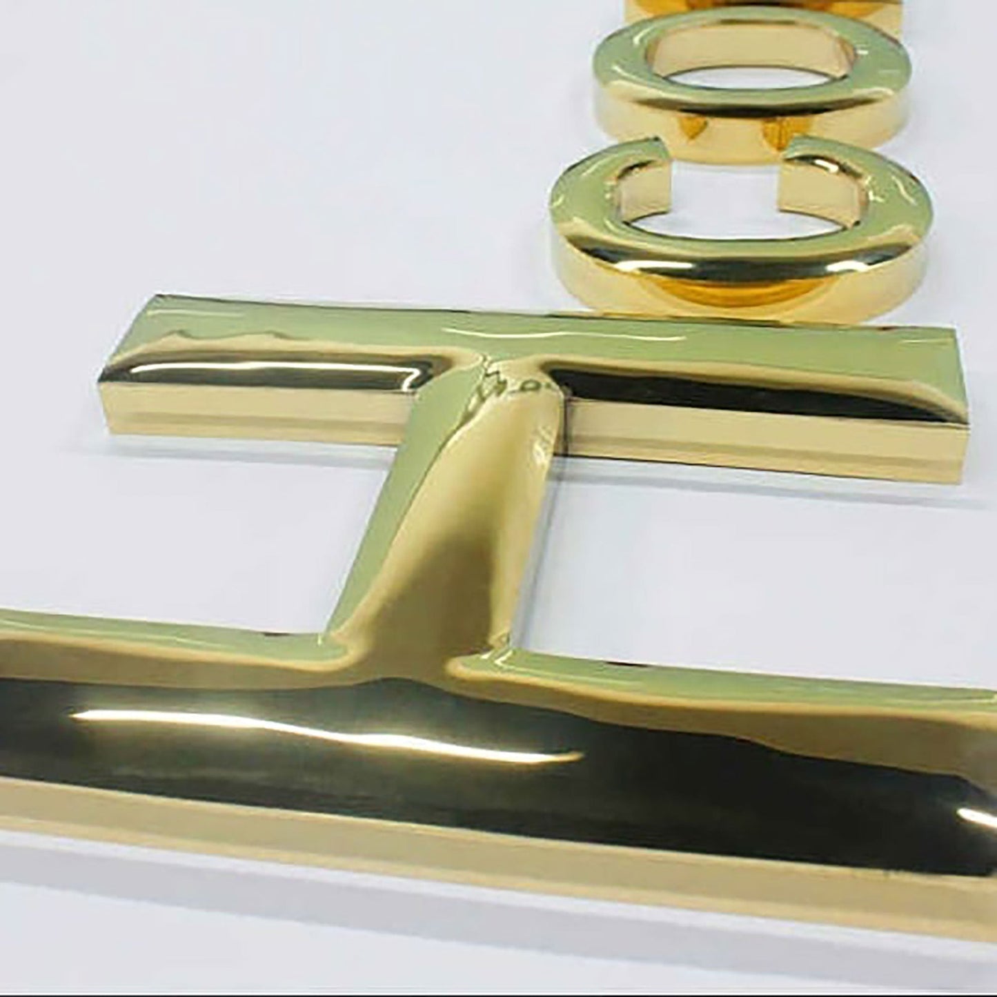 Manufacturer Custom 3D Stainless Steel Round Face Letters Sign Titanium Plating Interior Polished Wall Letter Logo Sign