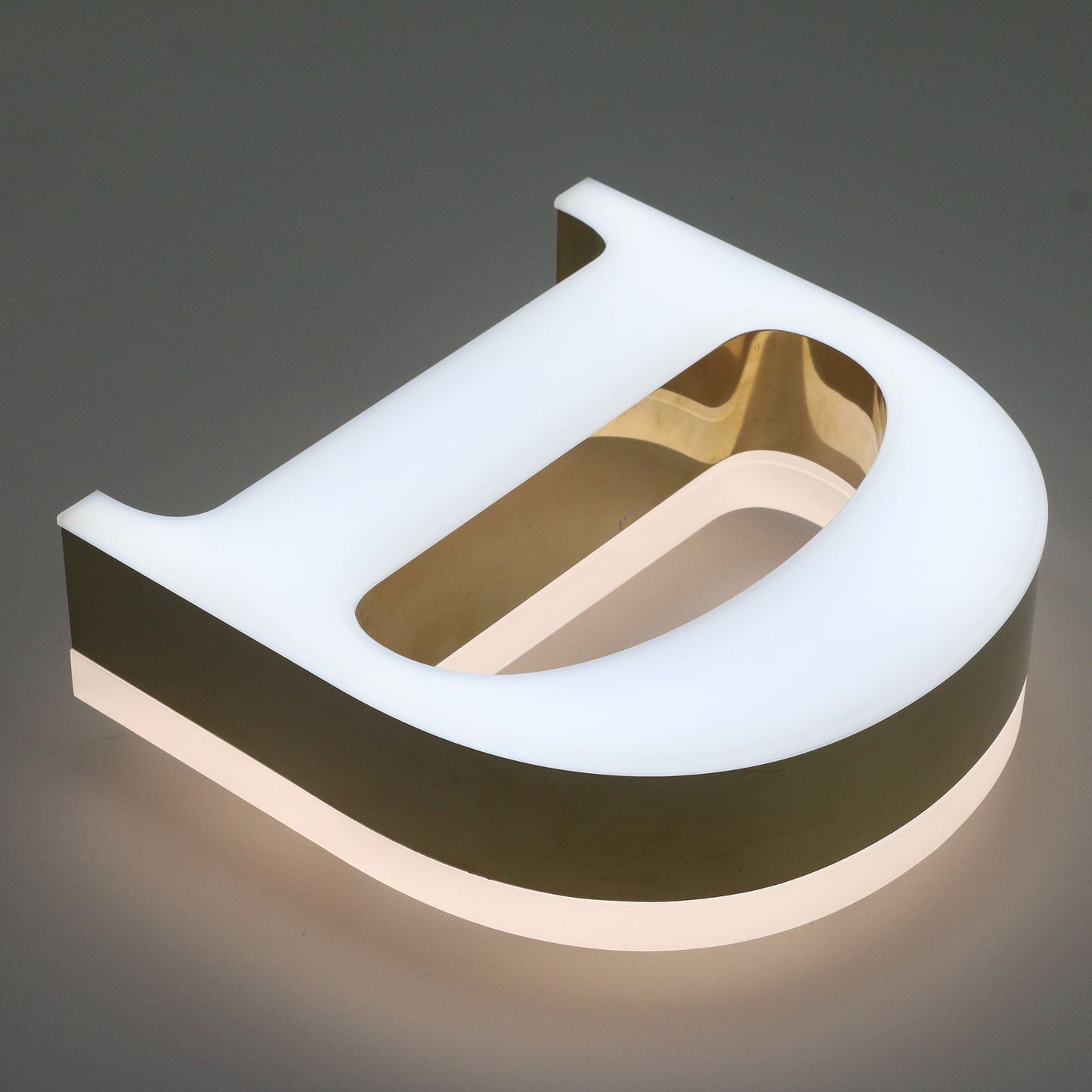 Waterproof business signs outdoor 3D led channel letter shop wall signs double lit letters signage