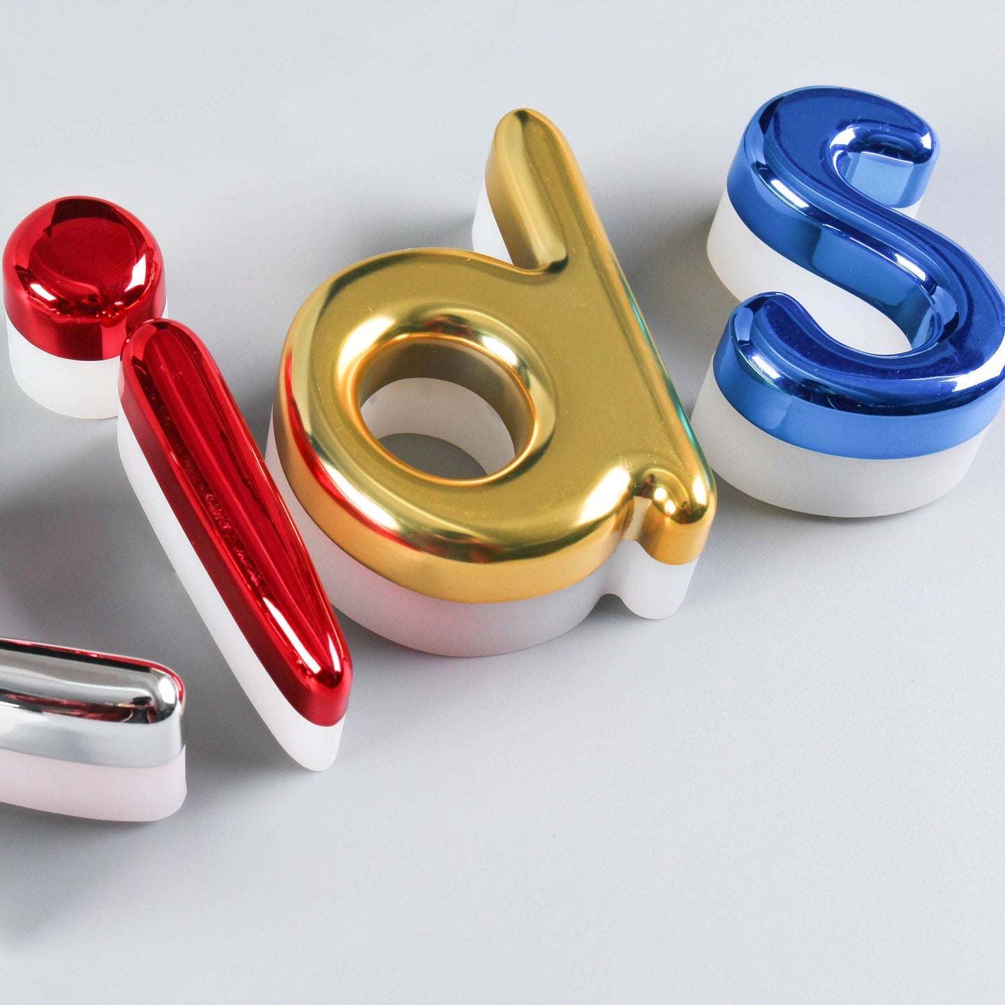 Illuminated alphabet outdoor shop front signs backlit letters vacuum coated led acrylic sign