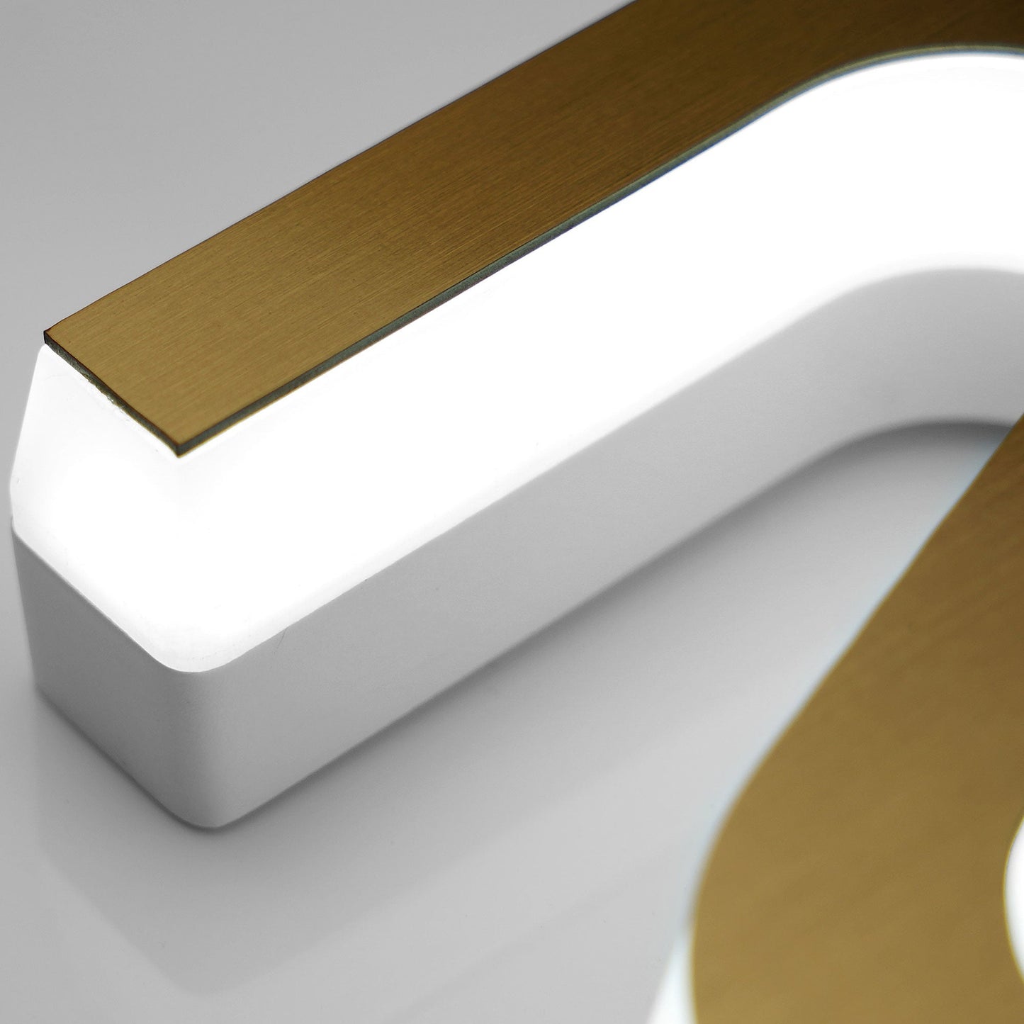 Customized Edge-Lit Acrylic Letters LED Lighting 3D Acrylic Sign for Indoor Company Lobby
