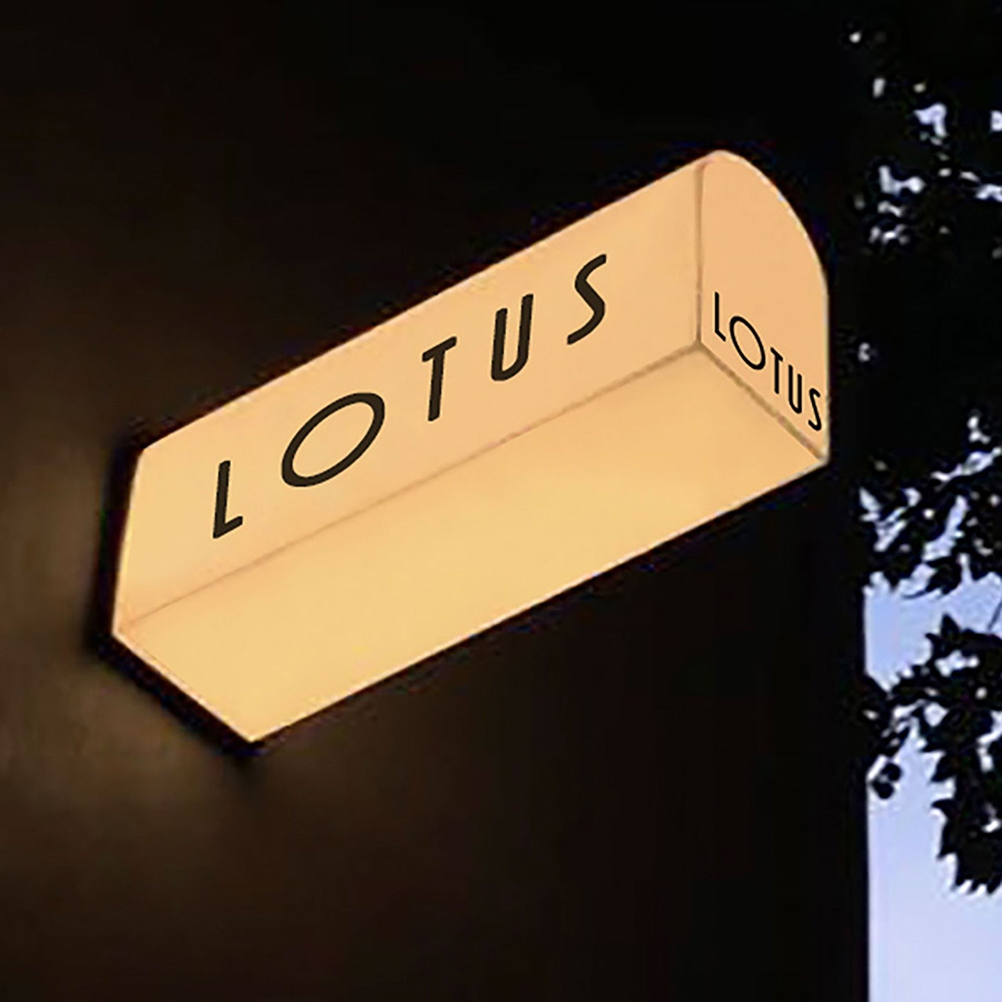 Customized square LED signage full illuminated light box acrylic indoor outdoor light box sign