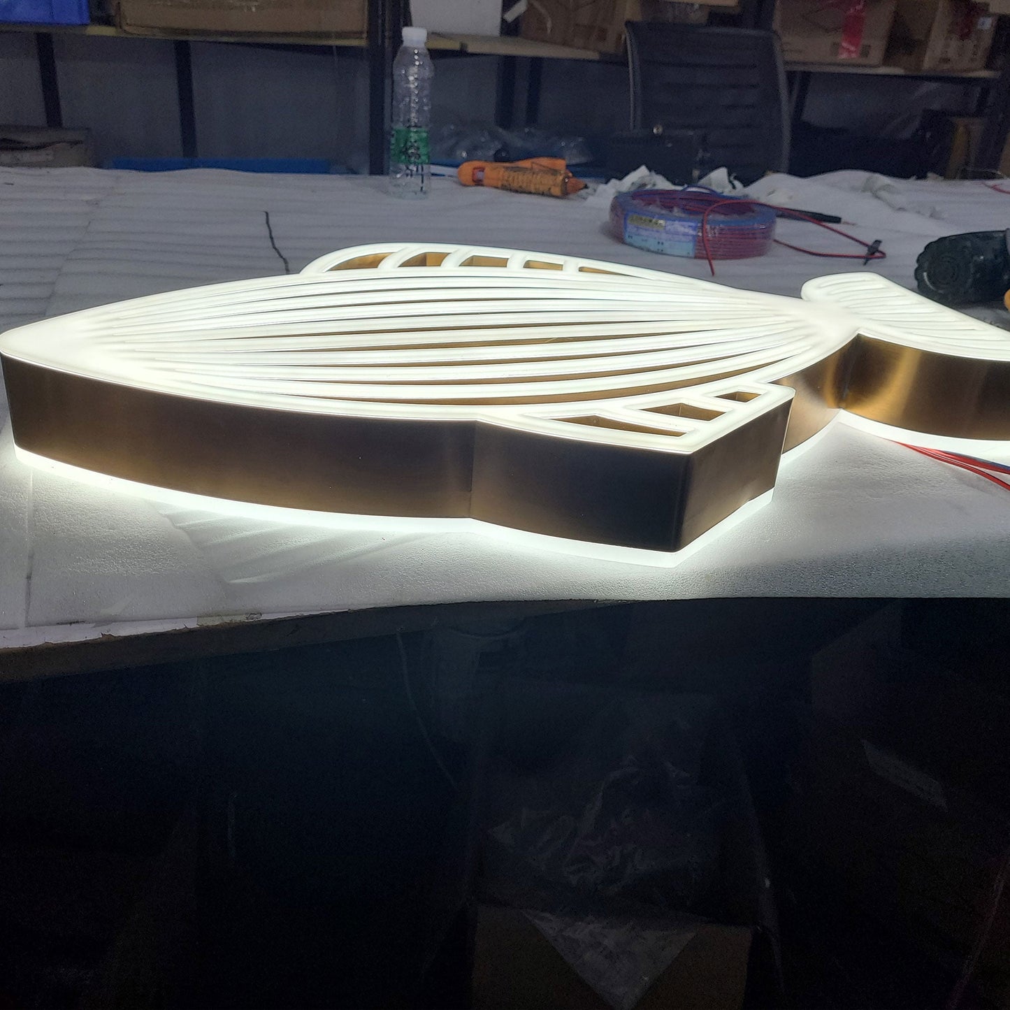 3D Light Up Store Brand Sign LED Double Sided Illuminated Advertising Letters Sign Electronic Channel Letter Signs
