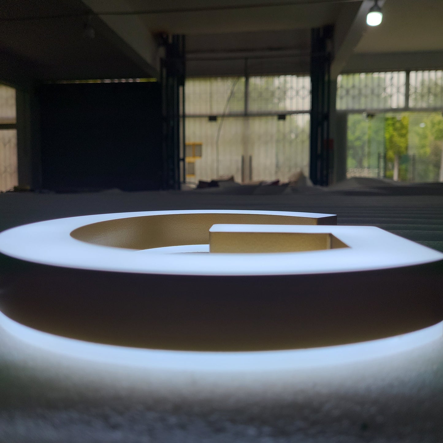 Salon Spa Shop Lighted Signboard Led Lighting Acrylic Letters Double Lit Alphabet Letters Customized Business Led Sign