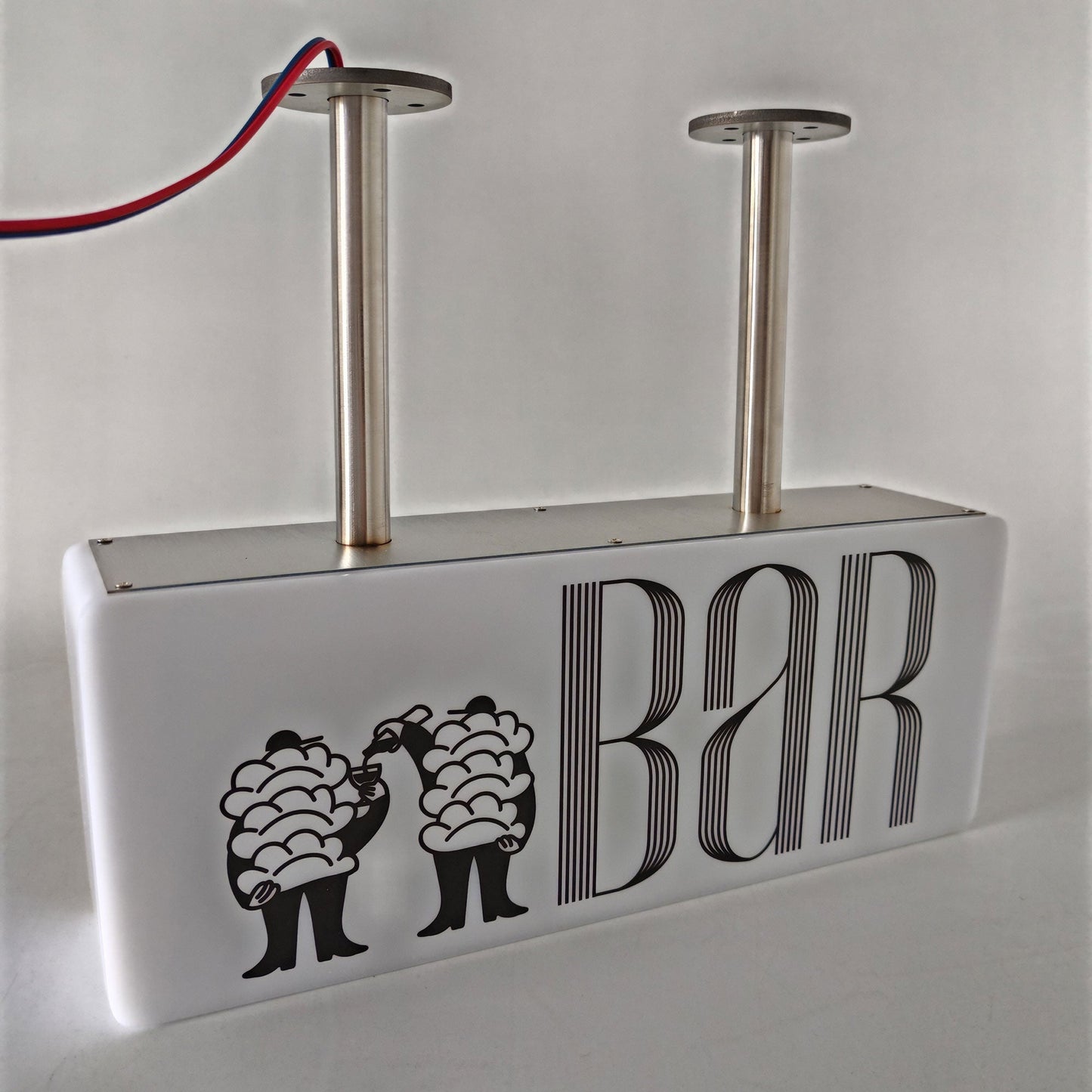 Led Light Box Signboard, Shop Front Signage, 3D Lighted Sign, Business Acrylic Light Box, Outdoor Wall Hanging Light Box