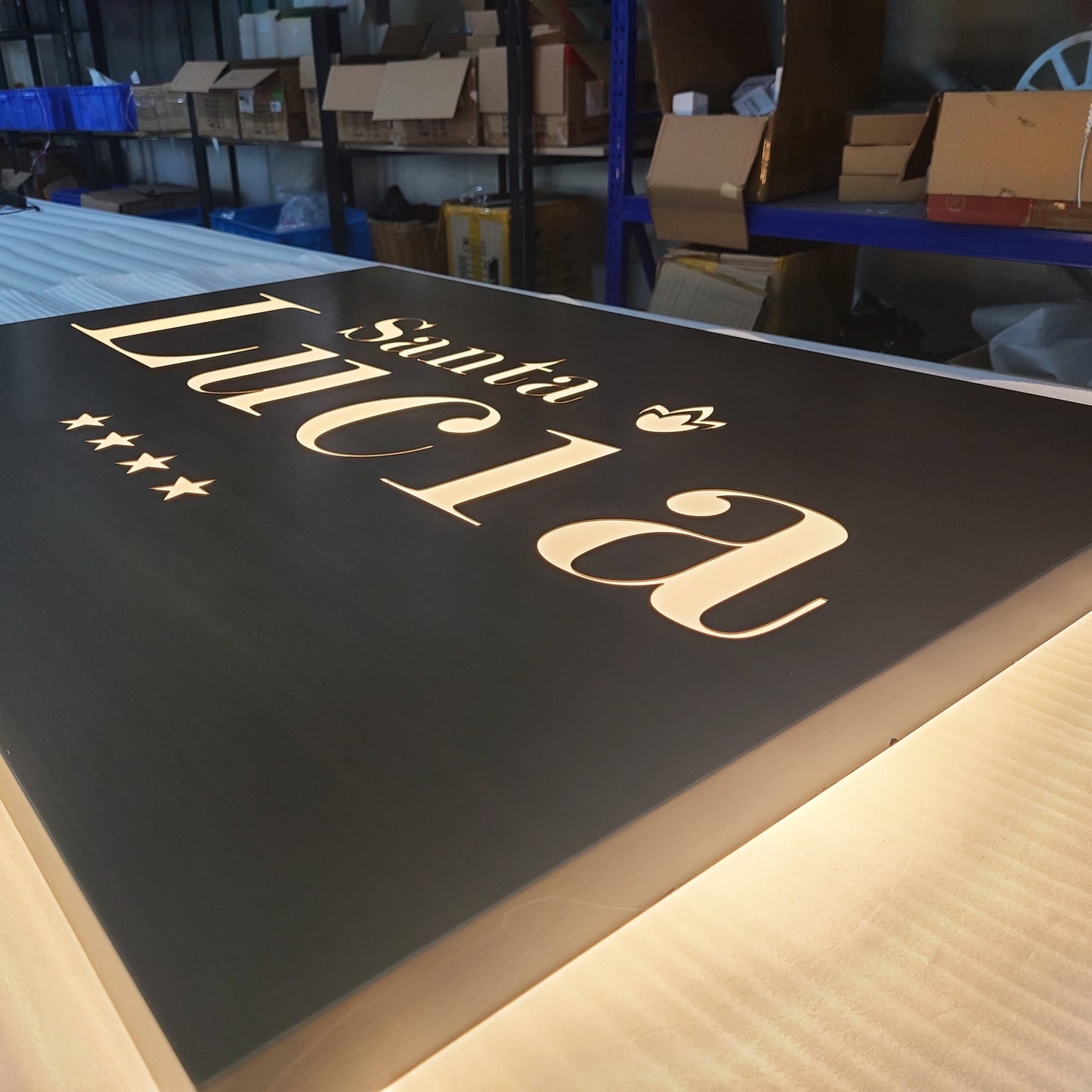 Custom Led Rectangle Advertising Lightbox Signage Outdoor Brand Display Light Box Sign Barber Shop Store Sign