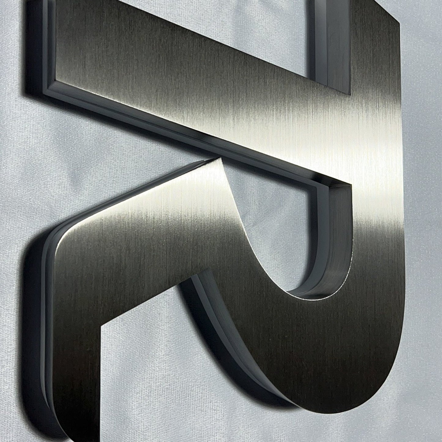 High quality custom stainless steel channel letters sign 3d metal alphabet number letter signage hotel hospital store shop