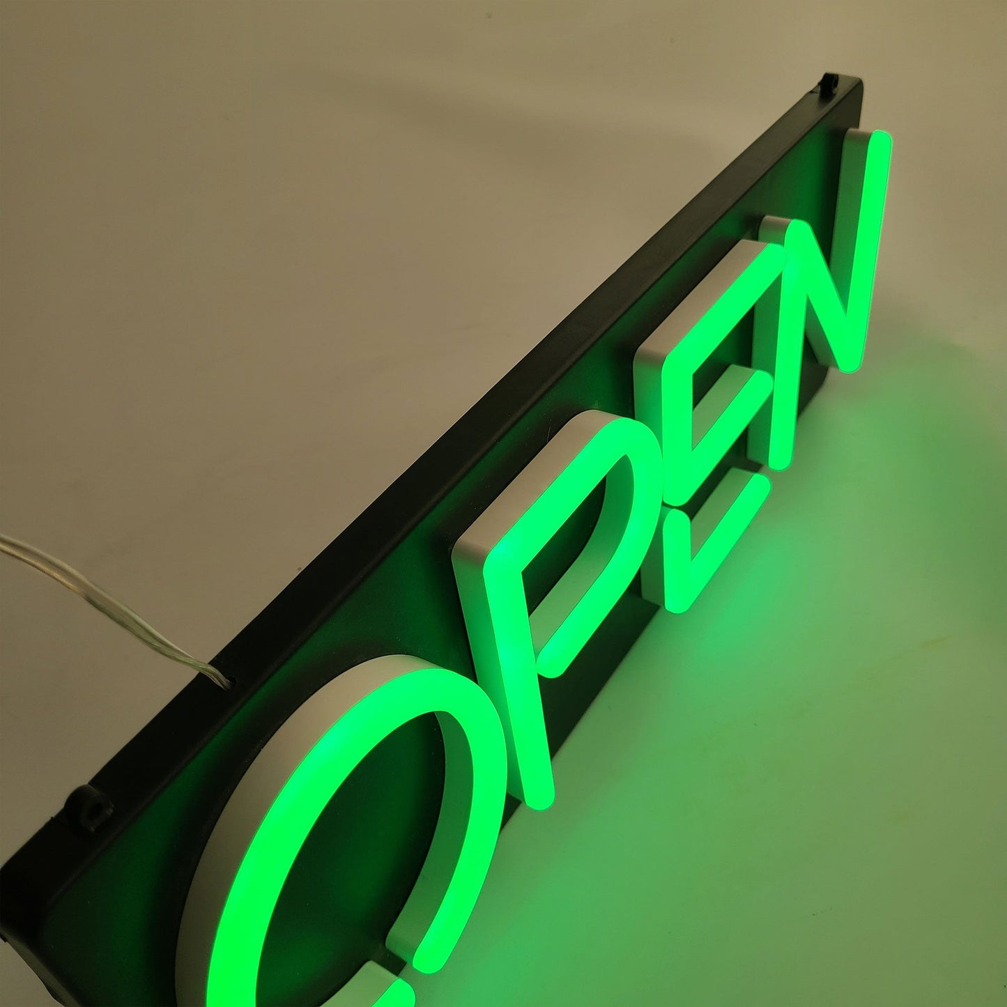Custom Signboard Acrylic Neon Light Led Open Sign Wall Store Salon Shop Bar Cafe Shop Decor