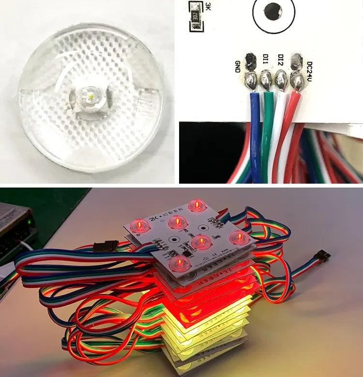 20pcs 24V Pixel RGB Blockchain Lighting