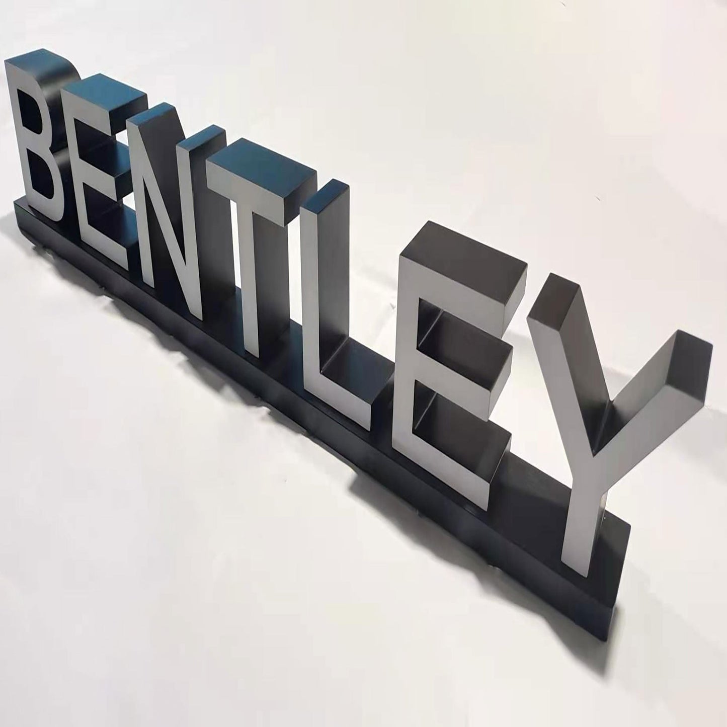 Custom LED Desk Top Sign Free Standing Table Sign Advertising Display Logo Double Side Illuminate Acrylic Letter Sign