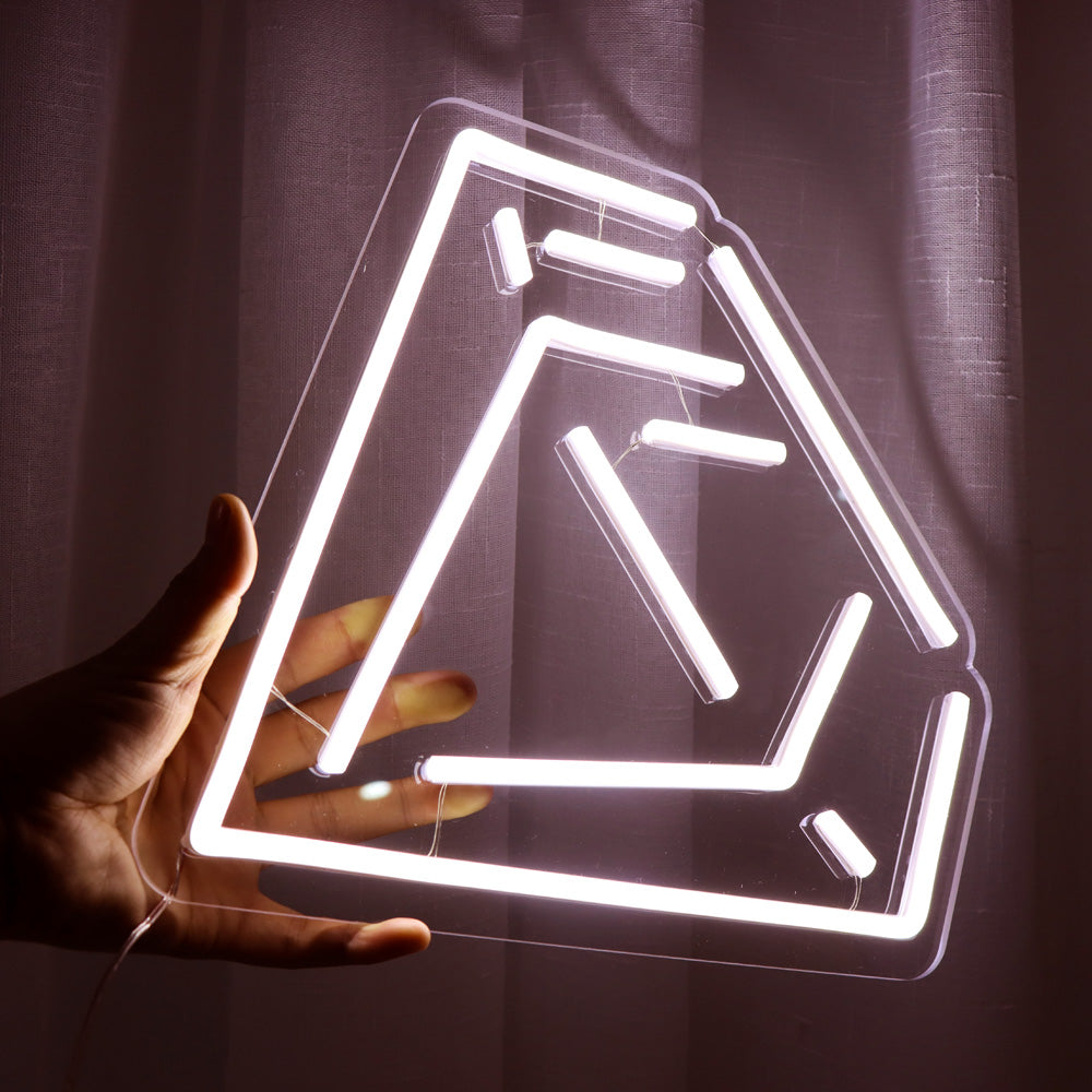 Diamand led neon sign with acrylic backboard, led neon sign for shop decoration