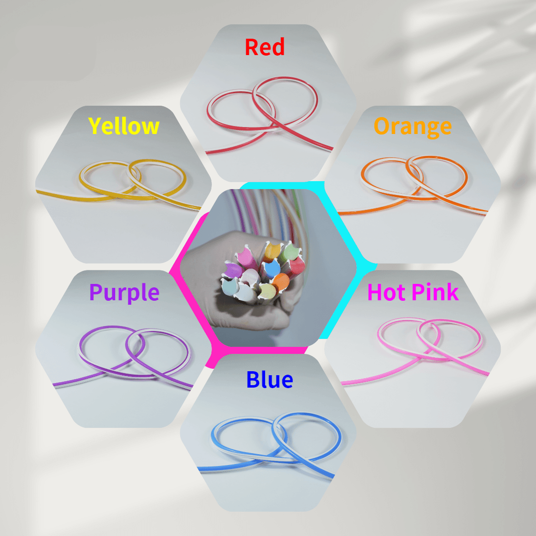 Separate Silicone 6/8mm Diffuser Led Neon 2nd Generation Split Flexible DC 12V Silicon Cover Led Neon Sign Material
