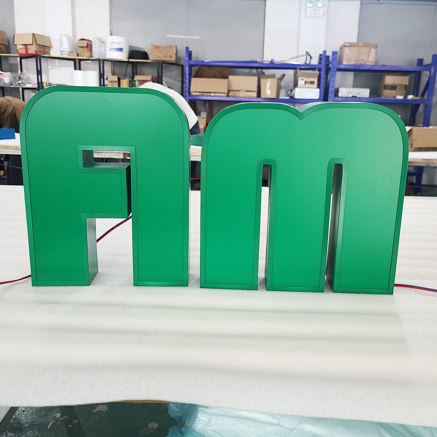 Custom Wall Signage Illuminated Channel Letter Signs 3D Led Logo Sign Frontlit Aluminium Business Channel Letters Signs