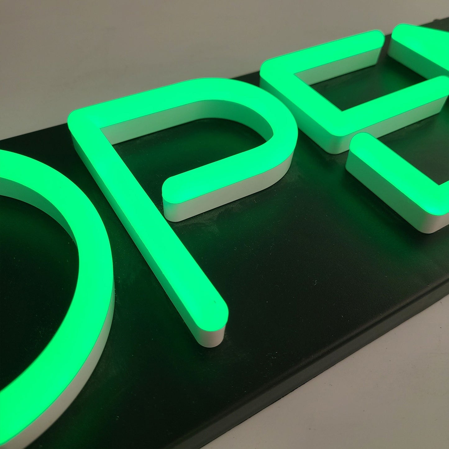 Custom Signboard Acrylic Neon Light Led Open Sign Wall Store Salon Shop Bar Cafe Shop Decor