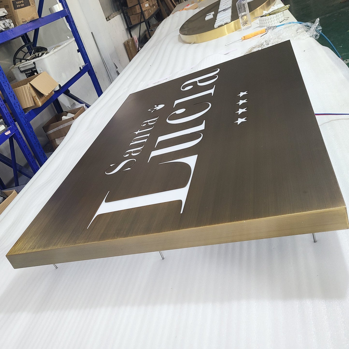 Custom Led Rectangle Advertising Lightbox Signage Outdoor Brand Display Light Box Sign Barber Shop Store Sign