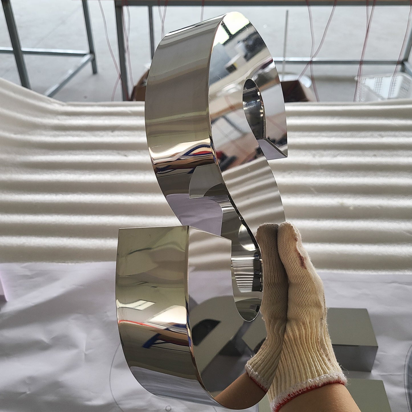 Custom 3D Stainless Steel Wall Art Letters Decor Interior Wall Channel Letter Logo Sign Outdoor Advertising Sign