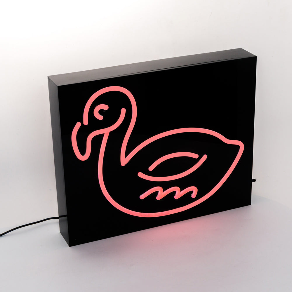 Duck table neon lighting sign,table box led neon flex sign,neon signs for sale
