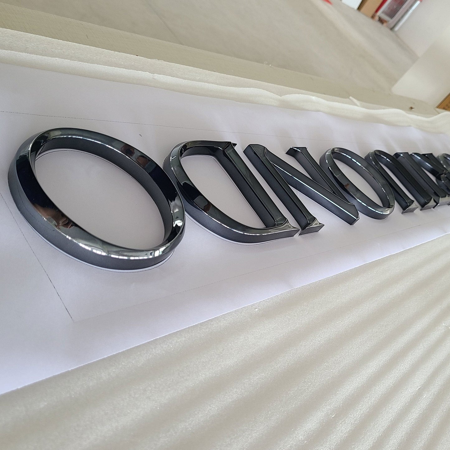 Custom Lobby Reception Cut Acrylic Letters Indoor Wall Sign 3D Raised Letter Sign Companies Brand Signages
