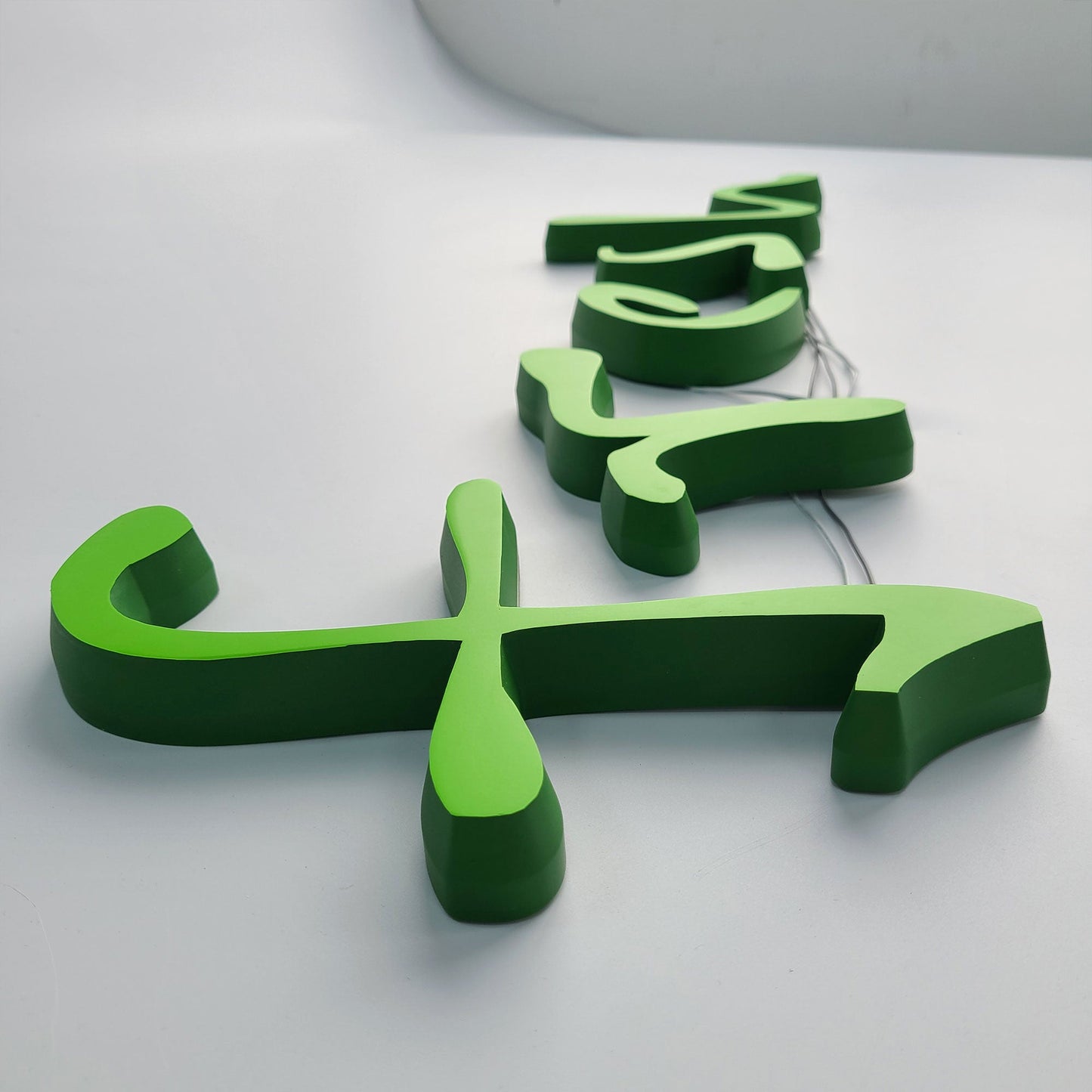 Business Signs Logo Bright Luminous Characters Interior Frontlit Led Acrylic Sign 3D Shop Letter Sign